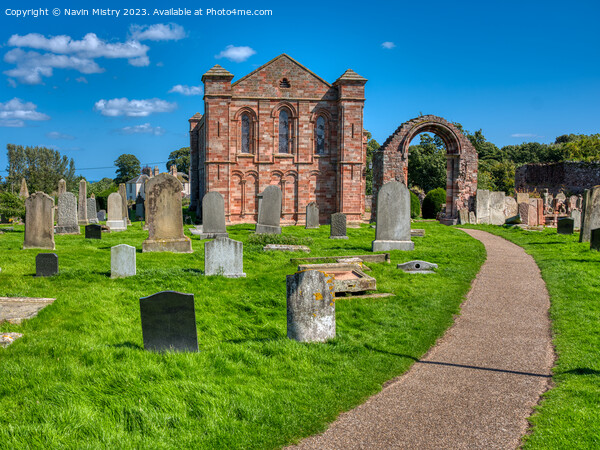 Coldingham Priory  Picture Board by Navin Mistry