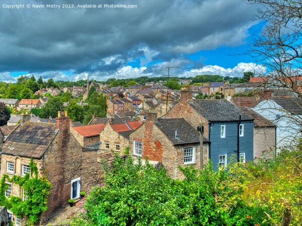 A view from Castle Walk, Richmond, Yorkshire   Picture Board by Navin Mistry