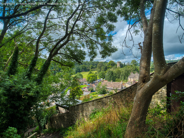 A view from Castle Walk, Richmond, Yorkshire   Picture Board by Navin Mistry
