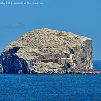 Buy canvas prints of The Bass Rock near North Berwick by Navin Mistry
