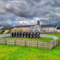 Buy canvas prints of Dalwhinnie distillery by Navin Mistry