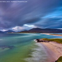 Buy canvas prints of A view of Sielebost and Luskentyre Beaches by Navin Mistry