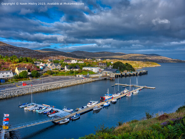 A view of Tarbert, Isle of Harris  Picture Board by Navin Mistry
