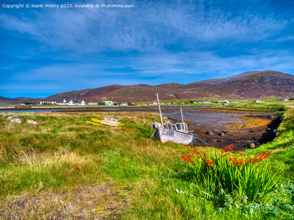 A view of Leverburgh, Isle of Harris Picture Board by Navin Mistry