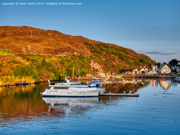 A view of Tarbert Marina, Isle of Harris Picture Board by Navin Mistry