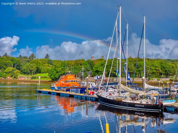Stornoway  Harbour, Isle of Lewis Picture Board by Navin Mistry