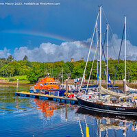 Buy canvas prints of Stornoway  Harbour, Isle of Lewis by Navin Mistry