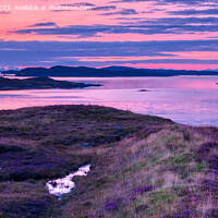 Buy canvas prints of Sunrise over East Loch Tarbert, Isle of Harris by Navin Mistry