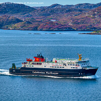 Buy canvas prints of The Ferry Caledonian MacBrayne Hebrides by Navin Mistry