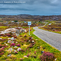 Buy canvas prints of The Golden Road, Isle of Harris by Navin Mistry