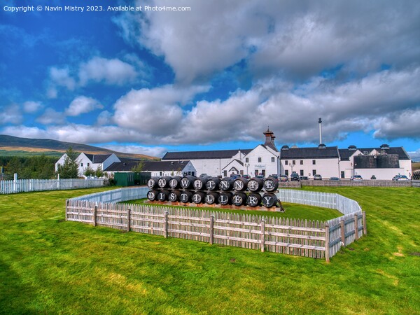 The Dalwhinnie Distillery, Morayshire, Scotland Picture Board by Navin Mistry