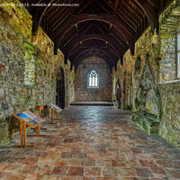 Buy canvas prints of Interior of St. Clement's Church, Rodel  by Navin Mistry