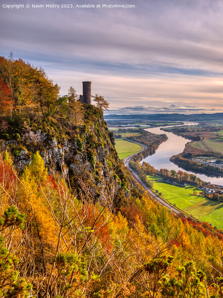 Autumn Colours and Kinnoull Hill  Picture Board by Navin Mistry