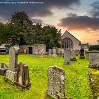 Buy canvas prints of Fortingall Church and Yew, Perthshire  by Navin Mistry