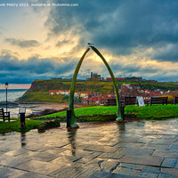 Buy canvas prints of Whitby Whale Bone Arch by Navin Mistry