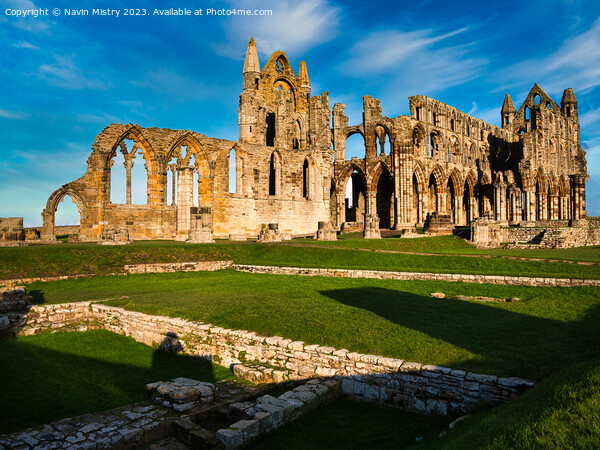 Whitby Abbey Picture Board by Navin Mistry