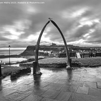 Buy canvas prints of Whitby Whale Bones Arch by Navin Mistry