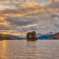 Buy canvas prints of Loch Tay Sunset by Navin Mistry