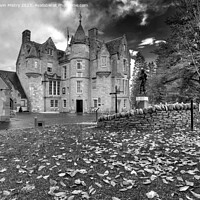 Buy canvas prints of Balhousie Castle, Perth, Scotland by Navin Mistry