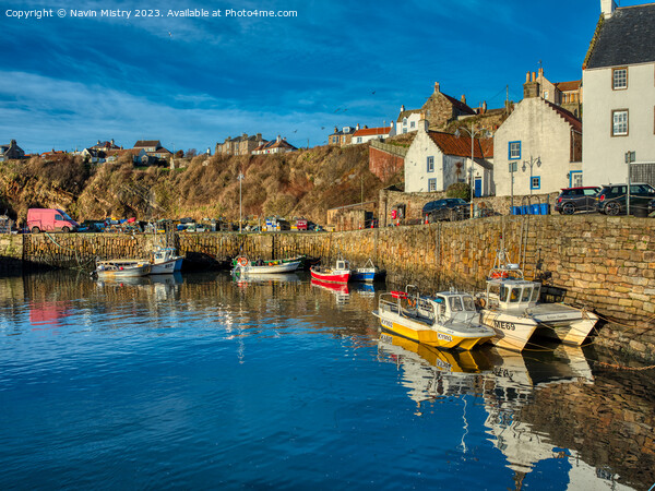 Crail Harbour, Fife, Scotland Picture Board by Navin Mistry