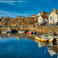 Buy canvas prints of Crail Harbour, Fife, Scotland by Navin Mistry