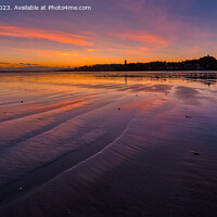 Buy canvas prints of St. Andrews West Sands Sunrise by Navin Mistry
