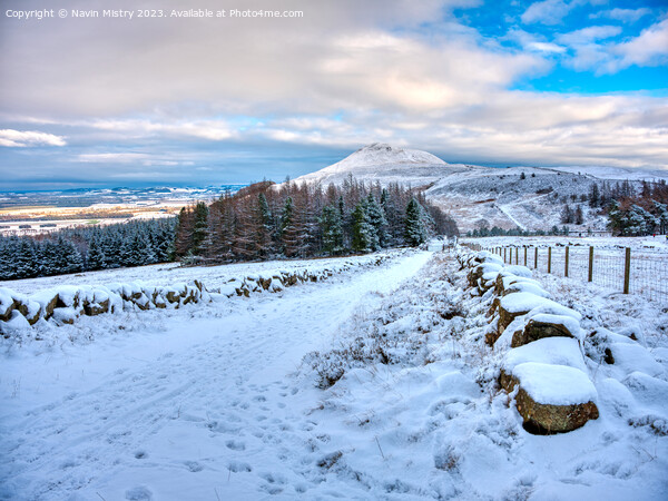 Winter and the East Lomond Picture Board by Navin Mistry