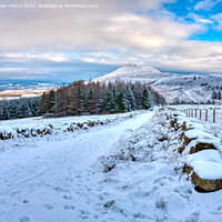 Buy canvas prints of Winter and the East Lomond by Navin Mistry