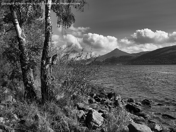 A view of Schiehallion from Loch Rannoch Picture Board by Navin Mistry