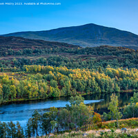 Buy canvas prints of A view of Schiehallion in Autumn by Navin Mistry
