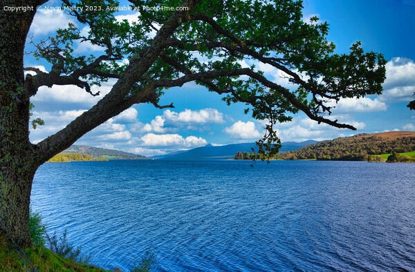 A view of Loch Rannoch, Perthshire Picture Board by Navin Mistry