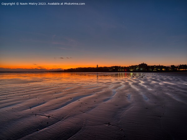 Sunrise at West Sands St. Andrews  Picture Board by Navin Mistry