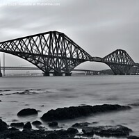 Buy canvas prints of The Forth Bridge at South Queensferry  by Navin Mistry
