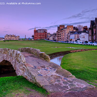Buy canvas prints of Swilcan Bridge, Old Course, St. Andrews  by Navin Mistry