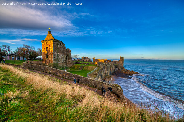 St. Andrews Castle, Fife Scotland  Picture Board by Navin Mistry