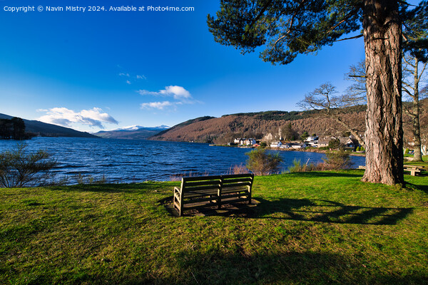 A view of Loch Tay at Kenmore, Perthshire Picture Board by Navin Mistry