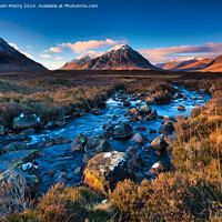 Buy canvas prints of A view of Buachaille Etive Mòr, Glen Coe by Navin Mistry