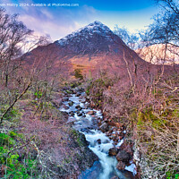 Buy canvas prints of Buachaille Etive Mòr and the River Coupall by Navin Mistry