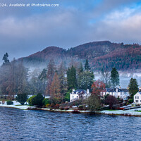 Buy canvas prints of River Tay and Dunkeld in Winter  by Navin Mistry