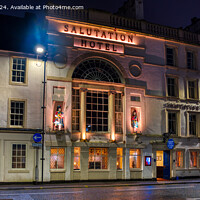 Buy canvas prints of The Salutation Hotel, Perth  by Navin Mistry