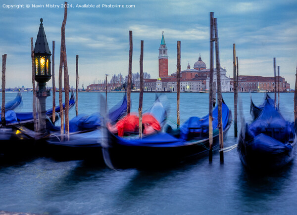Venice at Dawn  Picture Board by Navin Mistry