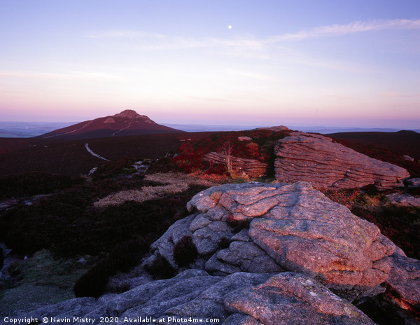 Bennachie at Dusk Picture Board by Navin Mistry