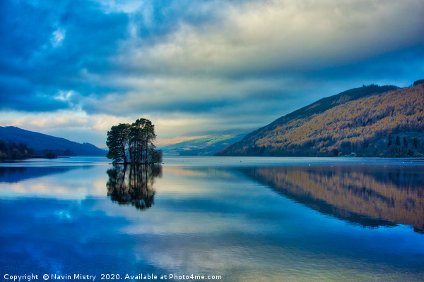 Dawn reflections at Kenmore, Loch Tay, Perthshire, Picture Board by Navin Mistry