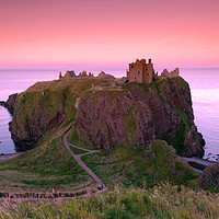 Buy canvas prints of Dunnottar Castle, Stonehaven, Aberdeenshire by Navin Mistry