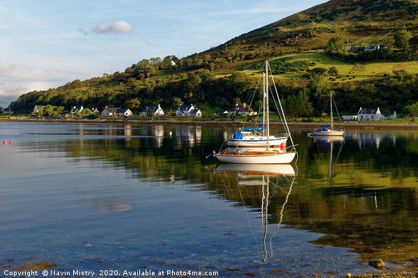 Lochranza, Isle of Arran, Scotland                 Picture Board by Navin Mistry