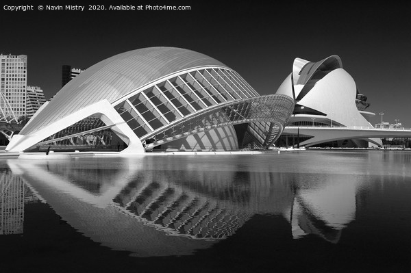 City of the Arts and Sciences, Valencia, Spain Picture Board by Navin Mistry