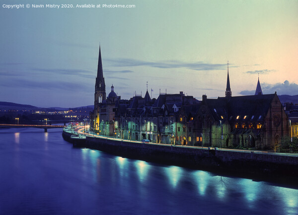 Perth and the River Tay, Scotland Picture Board by Navin Mistry