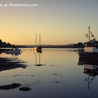 Buy canvas prints of Dawn at Alnmouth, England by Navin Mistry