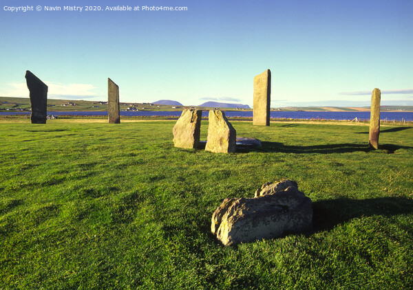 The Stones of Stenness, Orkney Islands, Scotland Picture Board by Navin Mistry