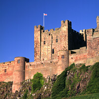 Buy canvas prints of Bamburgh Castle Northumberland by Navin Mistry